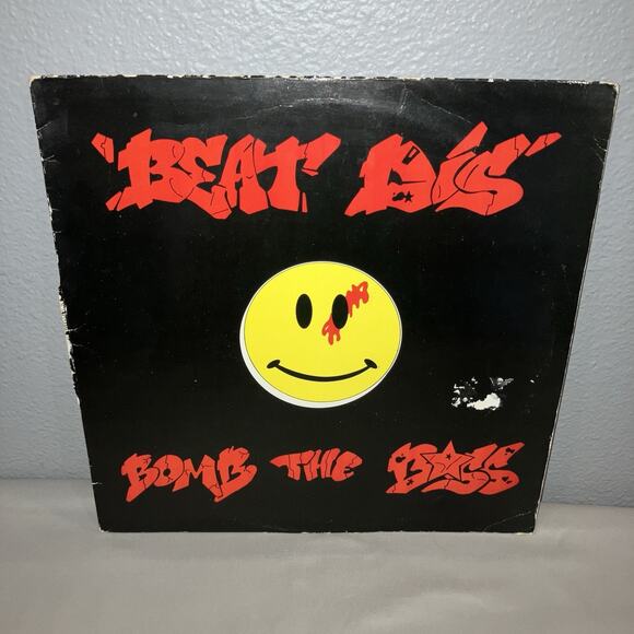 Vinyl Record Bomb The Bass Beat Dis Single 1989 BWAY 462 Scratched But Works - Picture 1 of 16